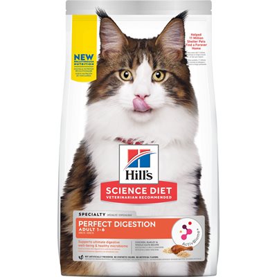 Hill's Science Diet Santé Digestive Chat Poulet Orge & Avoine 3.5 LB