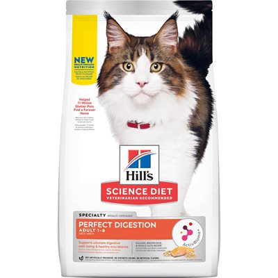 Hill's Science Diet Santé Digestive Chat Saumon Riz & Avoine 13 LB