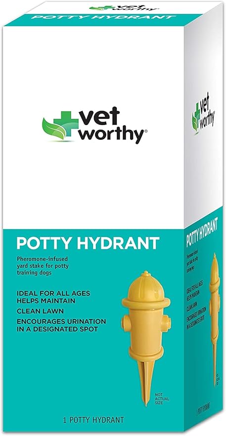 Pet Potty Hydrant Vet Worthy Bouche d'hydratation parfumée pour chiens – Aide à l'entraînement