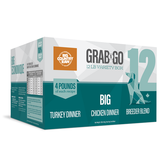 Big Country Raw Grab N Go Mini Forfait Économique 12Lbs