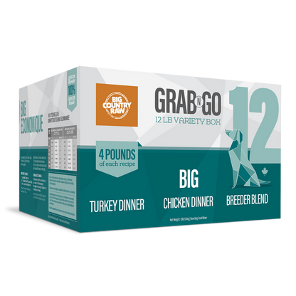 Big Country Raw Grab N Go Mini Forfait Économique 12Lbs