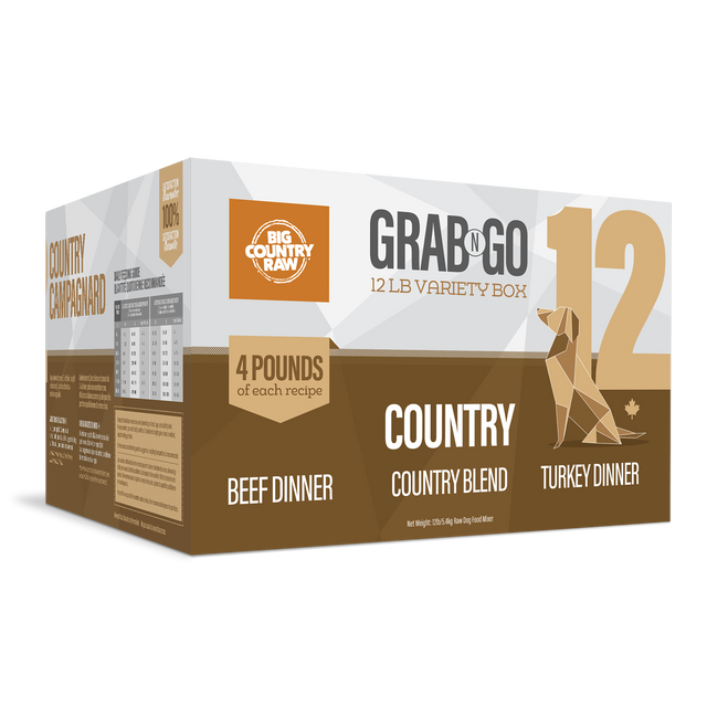 Big Country Raw Grab N Go Mini Forfait Campagnard 12Lbs