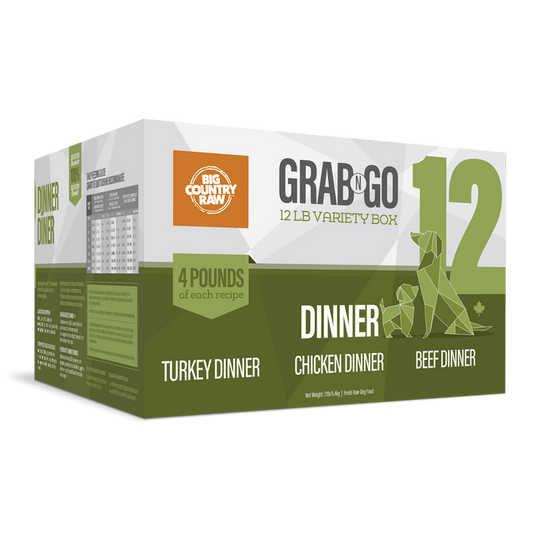 Big Country Raw Grab N Go Mini Forfait Diner 12Lbs