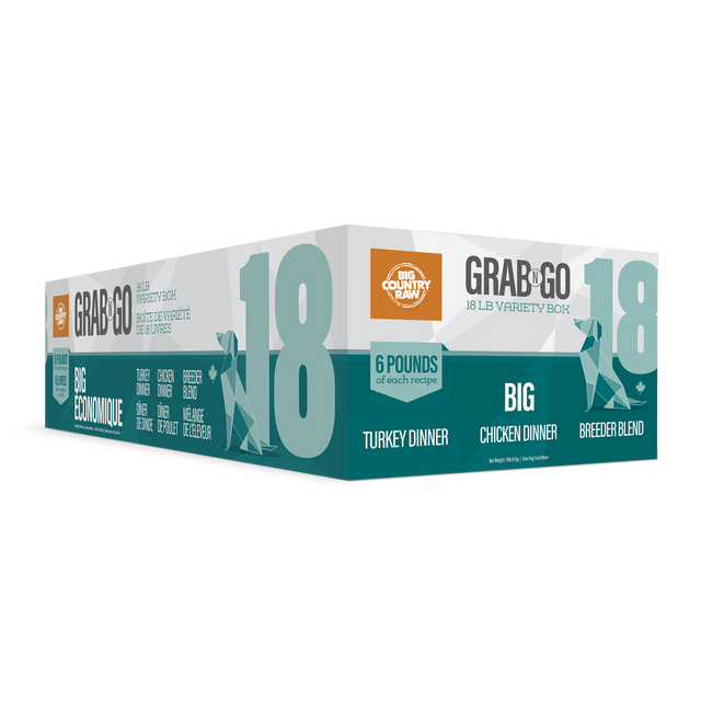 Big Country Raw Grab N Go Forfait Économique 18Lb