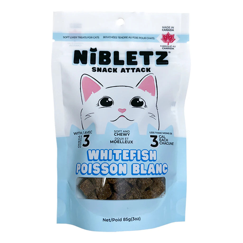 Gâteries tendres pour chat Nibletz 85G