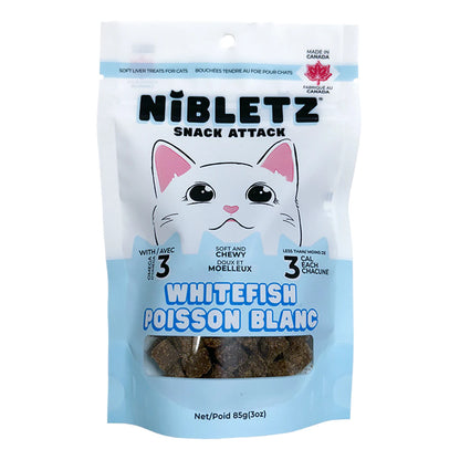 Gâteries tendres pour chat Nibletz 85G