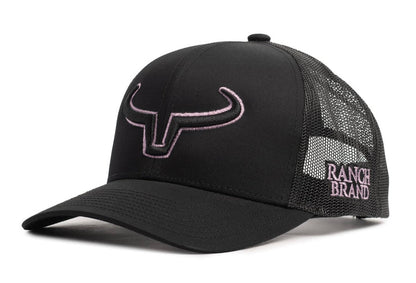Ranch Brand Casquette Ponytail Femme, Mesh avec Logo