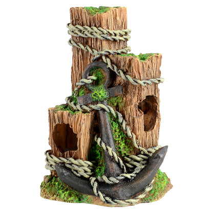 Trésors sous-marins Bois avec ancre Bois avec ancre