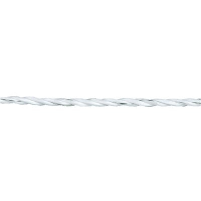 Corde electrique blanche 4mm x 200m
