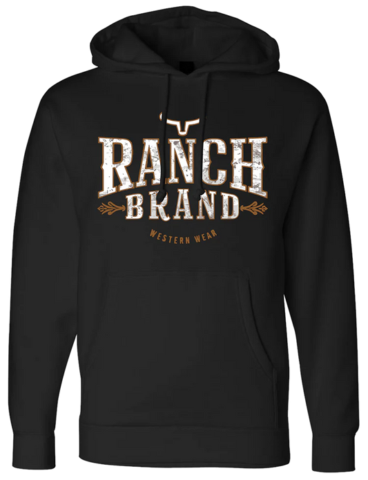 Ranch Brand Hoodie Unisexe Classic 2 Noir