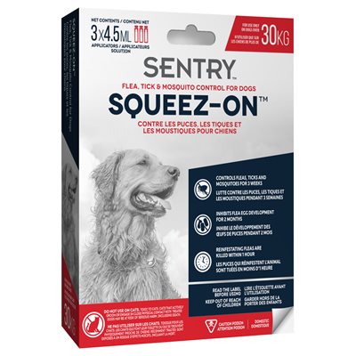 Tube A Presser Sentry Pour Chien Plus 30 Kg