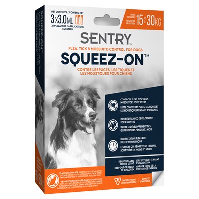 Tube A Presser Sentry Pour Chien 15-30Kg