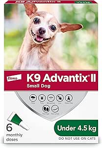 K9 Advantix II Petit chien moins de 4.5Kg