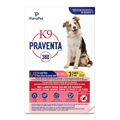 K9 Praventa 360 Grand Chien (3 Tubes)