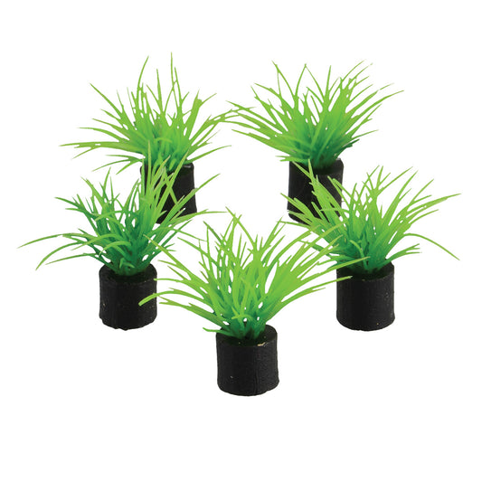 Tresor sous-marin Mini plante - Gazon vert - 3,8 cm