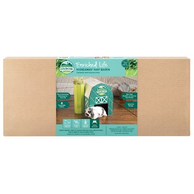 Oxbow Animal Health™ Enriched Life Hideaway Hay Barn