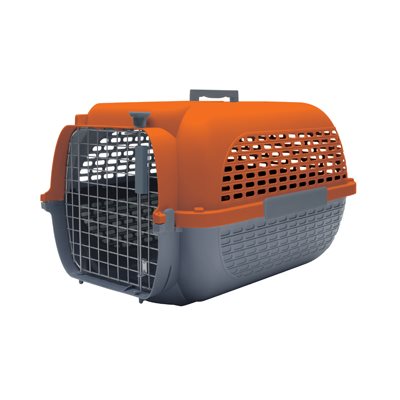 Dog It Cage Voyageur Gris/Orange Petit