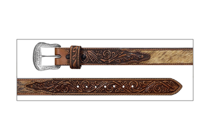 Wrangler Ceinture homme en cuir – 38 mm