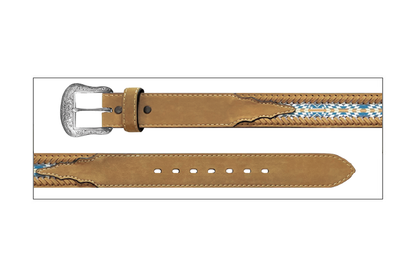 Wrangler Ceinture homme en cuir Crazy Horse – 38 mm