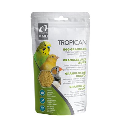 Tropican Granule Aux Oeufs Perruches Serins Pinsons 150G