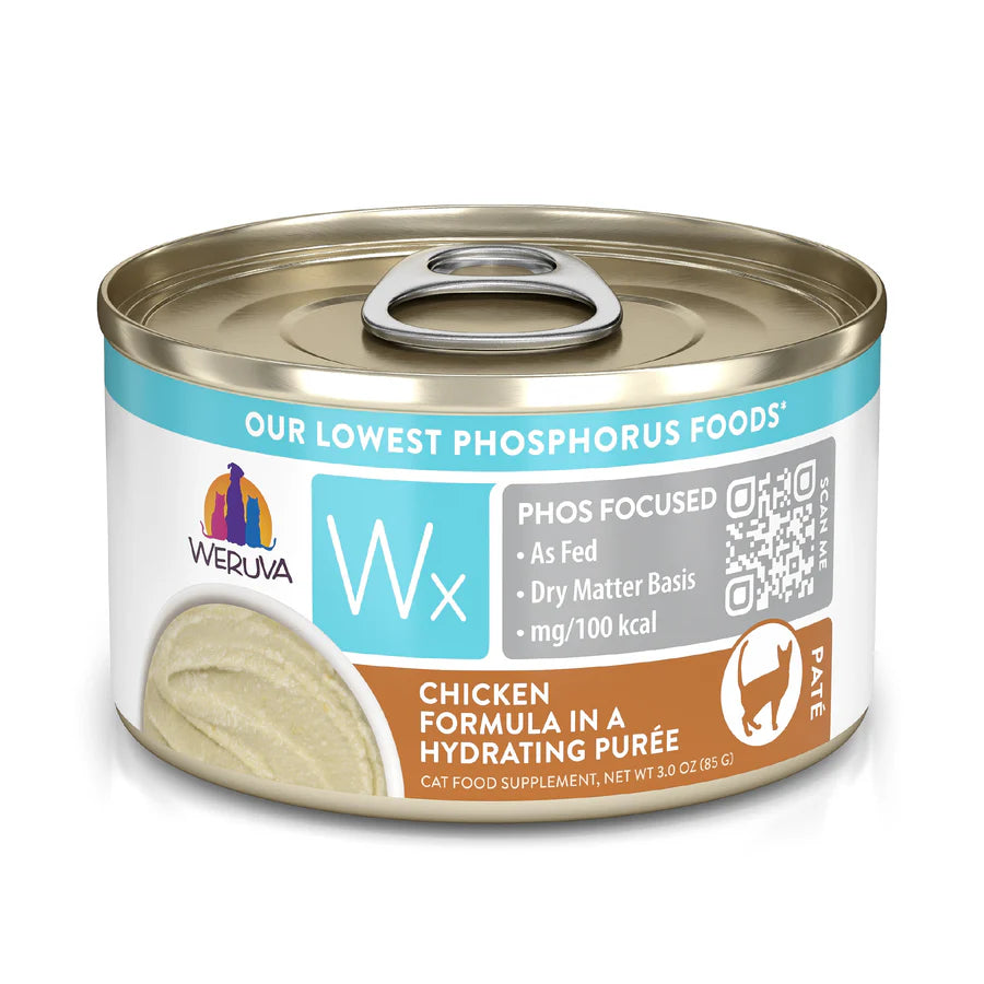 Weruva WX Phos Focus Poulet en purée 3oz