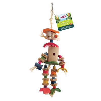 Bonhomme En Bambou Tropical Trove Living World Pour Oiseaux