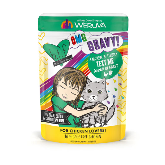 Weruva BFF Poulet & Dinde ''Text me'' 3oz pochette