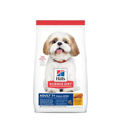 Hill's Science Diet Sénior 7+ Chien Petites Bouchées Poulet Orge & Riz 5 LB