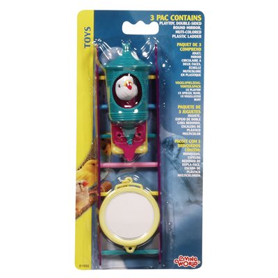 Lw Paquet De 3 Jouets Variés/Oiseaux-V