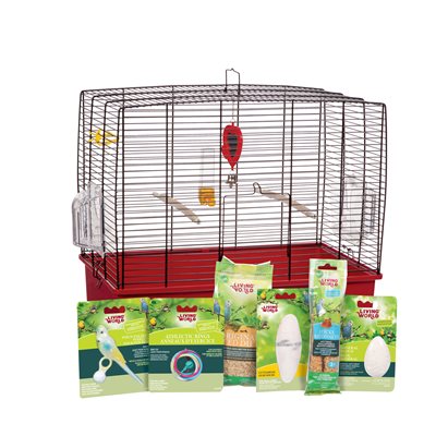 Cage Equipe De Luxe Living World Pour Perruches