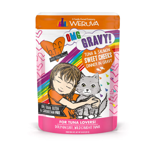 Weruva BFF Thon et SAumon ''Sweet Cheeks'' 3oz pochette