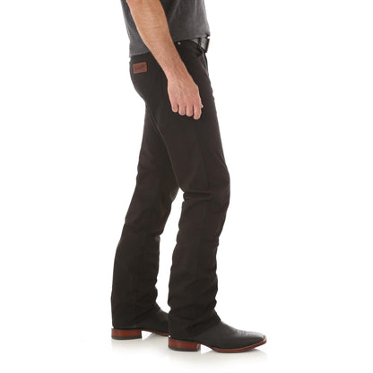 Wrangler Retro SLim Straight Jean Noir pour Homme