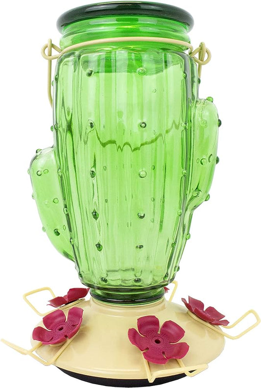 Abreuvoir Colibri Cactus Verre 32Oz