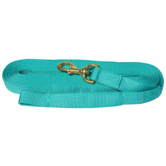 Longe en Nylon avec Mousqueton Laiton – 24 pieds Aqua