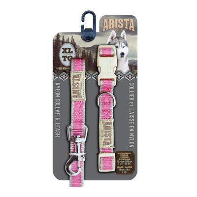 Arista Collier/Laisse Rose Tres Grand