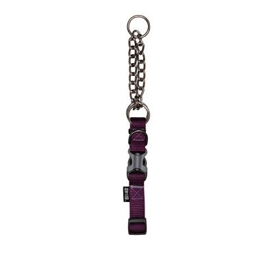 Zeus Collier Martingale Aubergine M