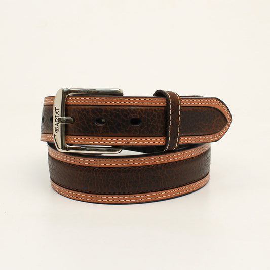Ariat Ceinture western pour homme Sangle bicolore