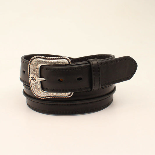 Ariat Ceinture pour homme – 1 1/2 po, bande centrale, noire