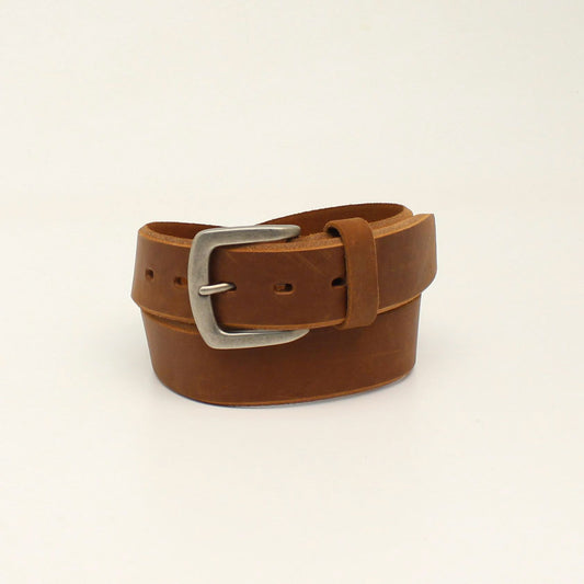 Ariat Ceinture pour homme – 1 1/2 po, brun moyen, logo embossé