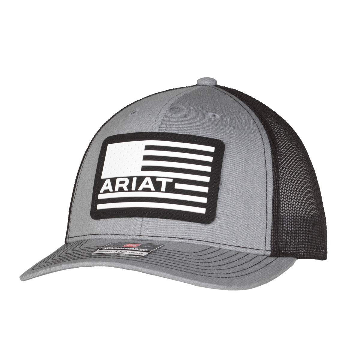 Ariat Casquette Snapback R112 pour Homme Gris avec Drapeau USA