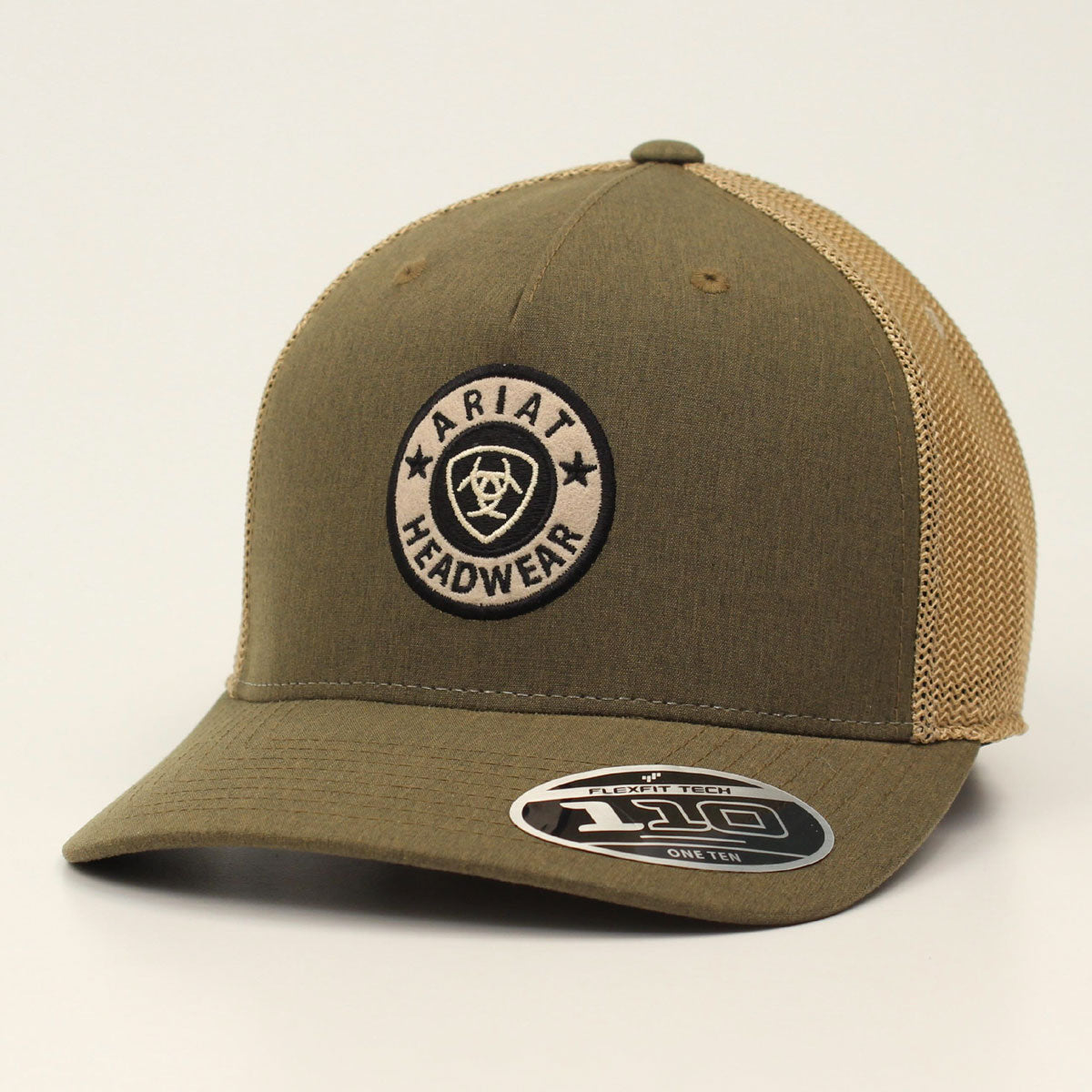 Ariat Casquette Snapback FlexFit 110 pour Homme Kaki