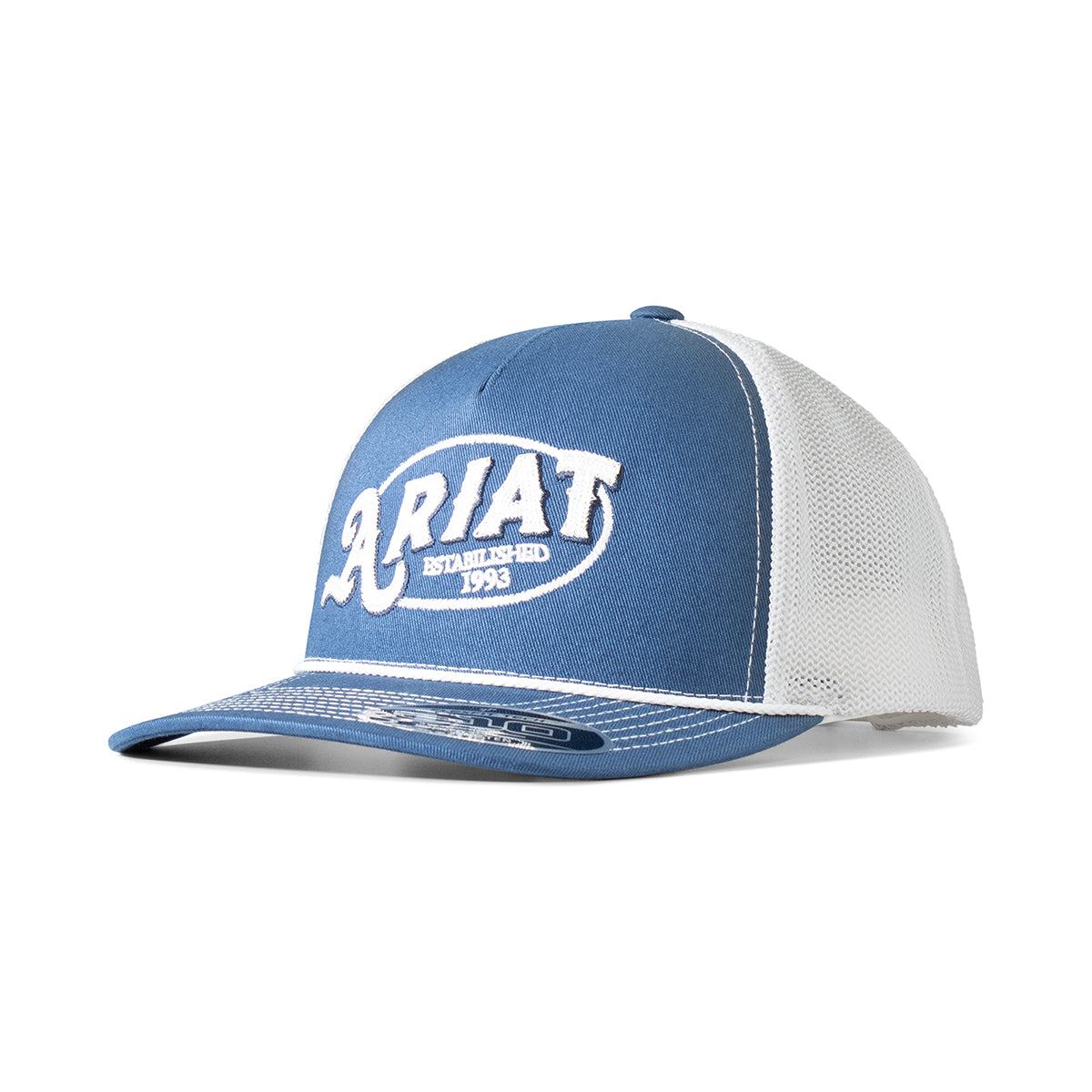 Ariat Casquette FlexFit 110 pour Homme Bleu Marine avec Logo Brodé et Corde Décorative