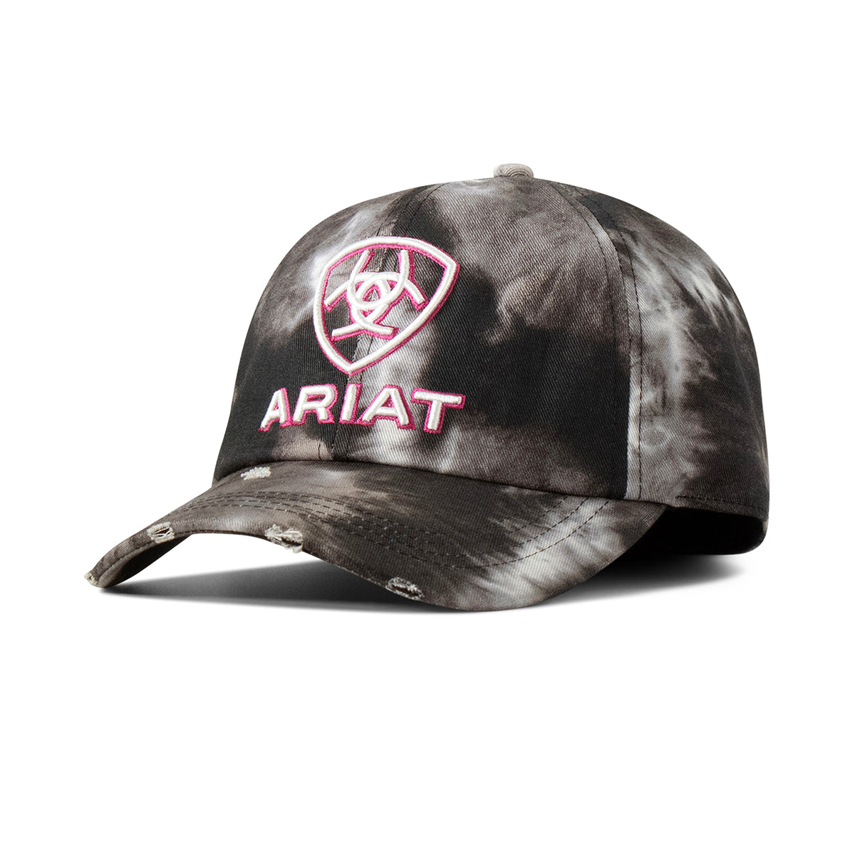 Ariat Casquette Ponyflo pour Femme Noire tie-dye avec Logo Brodé 3D