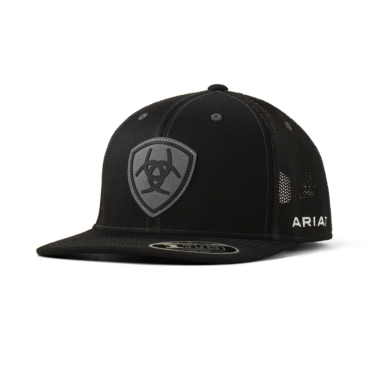 Ariat Casquette FlexFit 110 pour Homme Noire avec Écusson et Logo