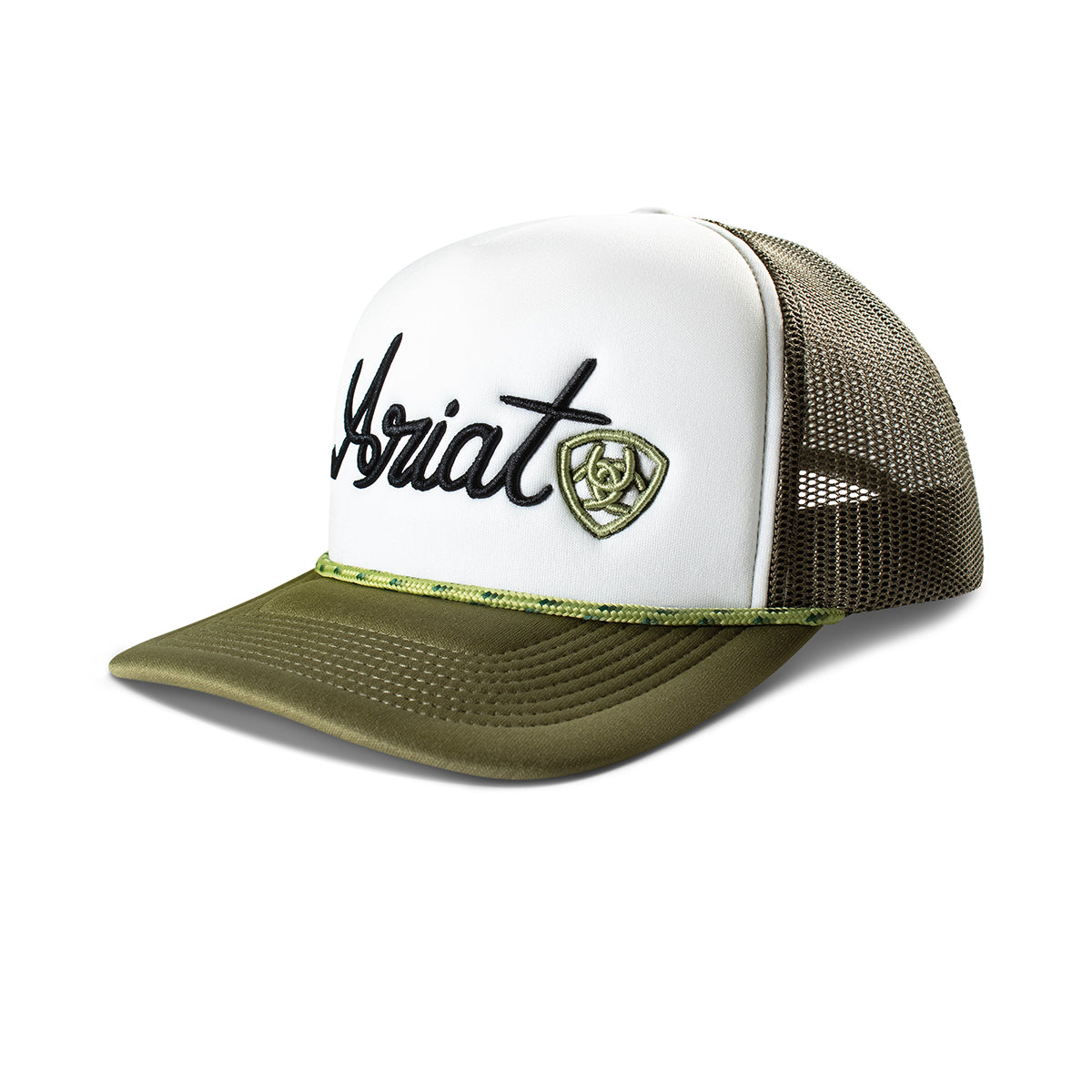 Ariat Casquette pour Femme Verte avec Broderie 3D