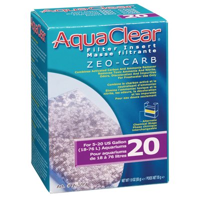 Cartouche D/Zeo-Carb Aquaclear/Mini 20-V