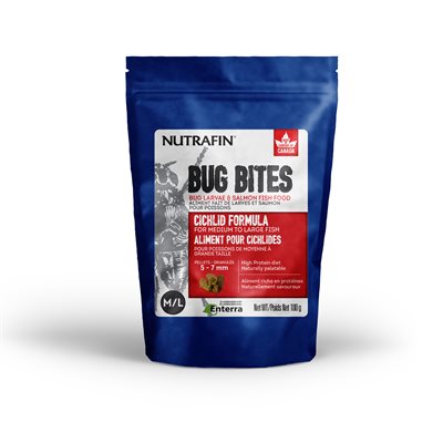 Granulés Bug Bites Nutrafin Pour Cichlidés 100G