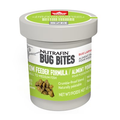 Granules Emiettes Bug Bites Nutrafin Poissons De Fond 45G