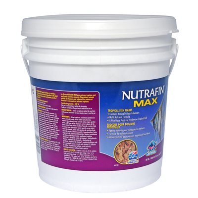Flocons Nutrafin Max pour poissons tropicaux, 2 kg (70,55 oz)