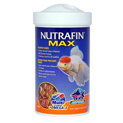 Flocons Nutrafin Max pour poissons rouges, 77 g (2,72 oz)